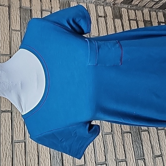 Lularoe T Shirt Dress Sz XSM Dark Teal - Picture 2 of 8